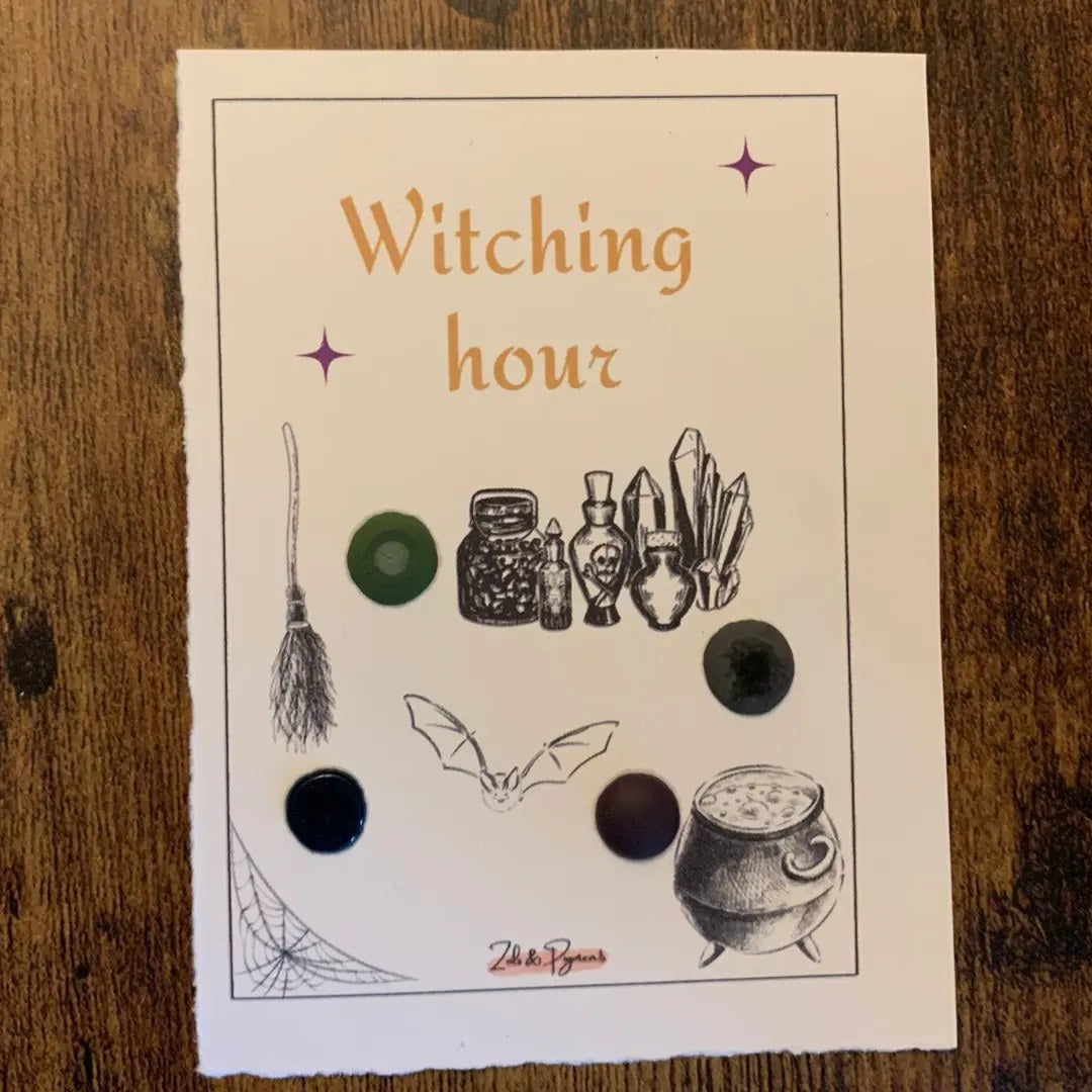 Witching hour - dots card